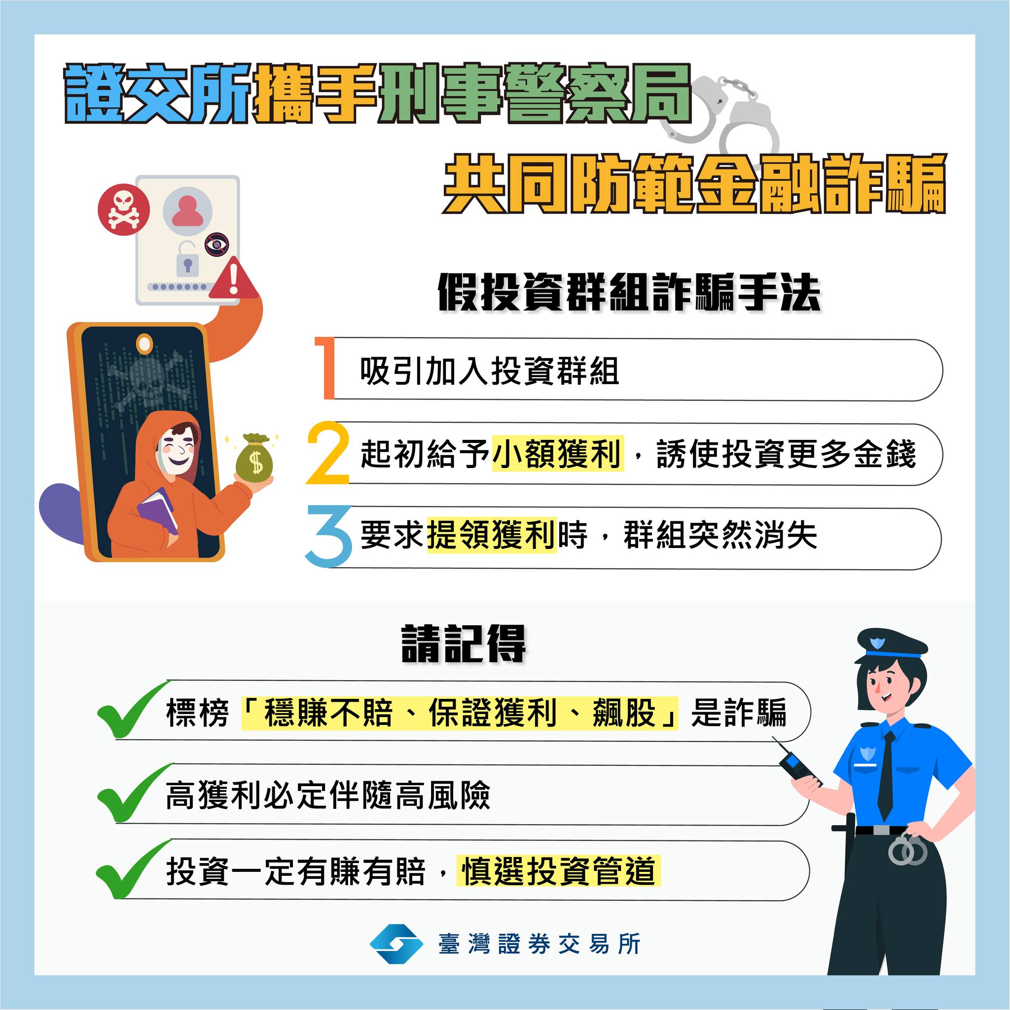 假投資群組詐騙手法